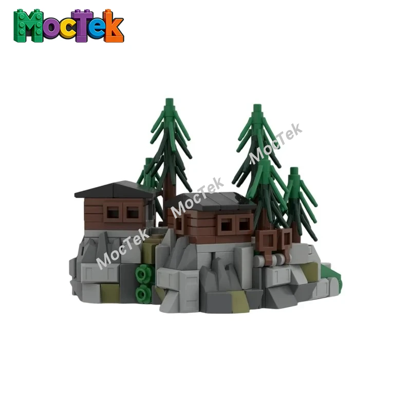 Mini Rock Ridge Chalet Building Blocks Rustic Alpine Cabin MOC Model Small Particle Bricks Desktop Decor Ornament
Mini Rock Ridge Chalet Building Blocks Rustic Alpine Cabin MOC Model Small Particle Bricks Desktop Decor Ornament