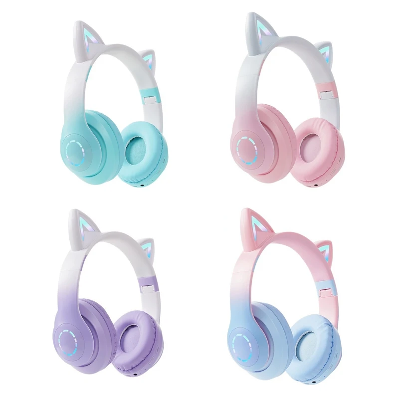 Cute Cats Ears Wireless Earphone Kids Girls Stereo Music Headsets TWS Bluetooth With Mic Easy To Use 5.0 C
Cute Cats Ears Wireless Earphone Kids Girls Stereo Music Headsets TWS Bluetooth With Mic Easy To Use 5.0 C