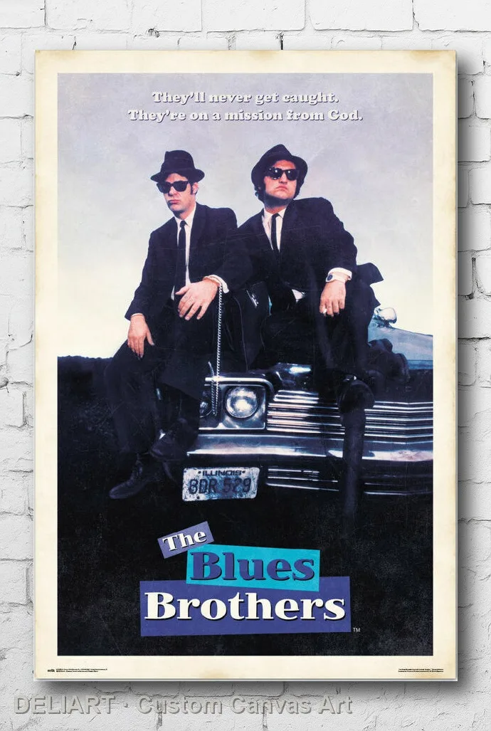 BLUES BROTHERS - CLASSIC Canvas Movie Poster Custom Size Available Room Decoration Home Decor Wall Art
BLUES BROTHERS - CLASSIC Canvas Movie Poster Custom Size Available Room Decoration Home Decor Wall Art