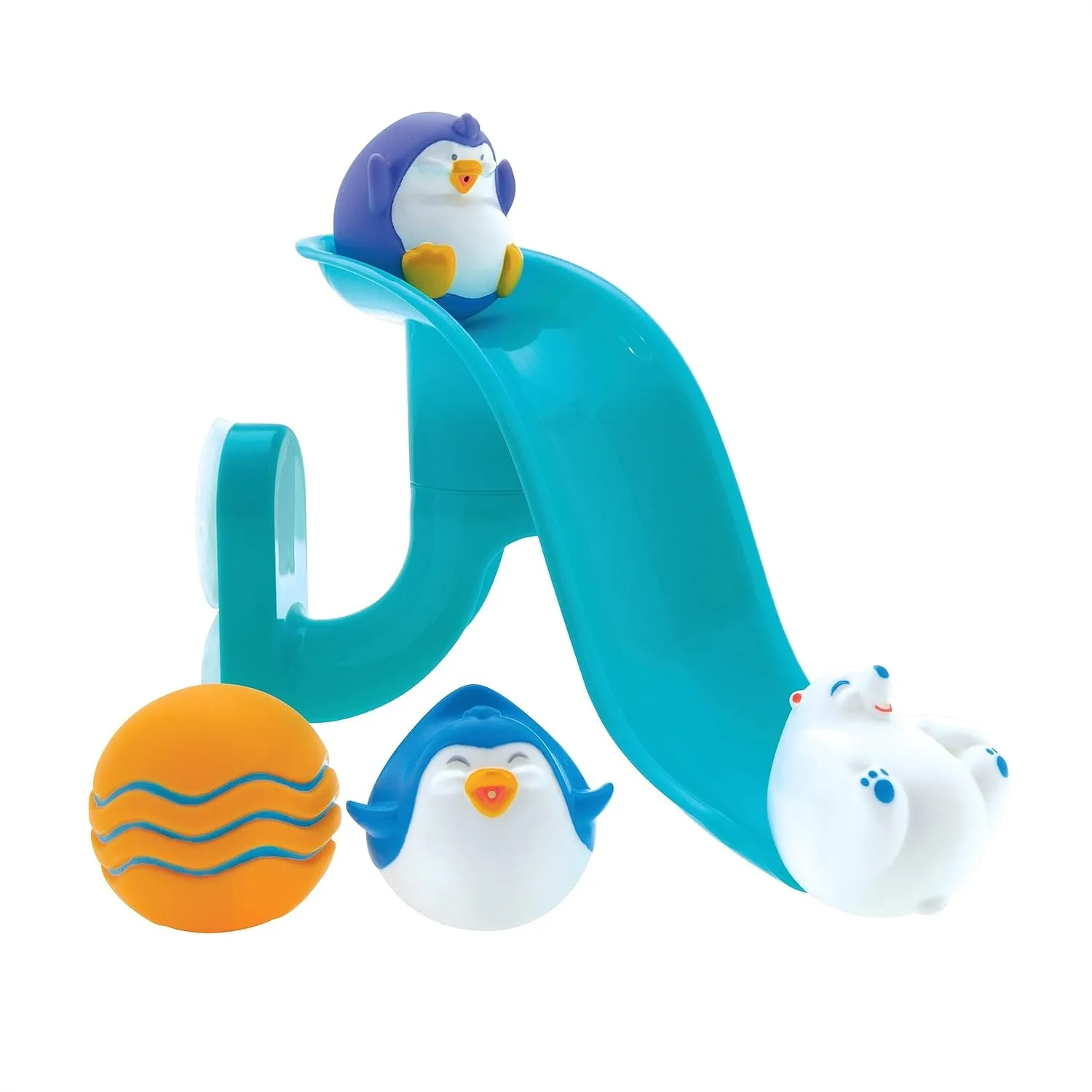 Penguin Slide Bath Toy Set with 4 Squirters - Interactive Baby Bath Toys for 12+ Months - Suction Cup Attaches to Shower Wall
Penguin Slide Bath Toy Set with 4 Squirters - Interactive Baby Bath Toys for 12+ Months - Suction Cup Attaches to Shower Wall