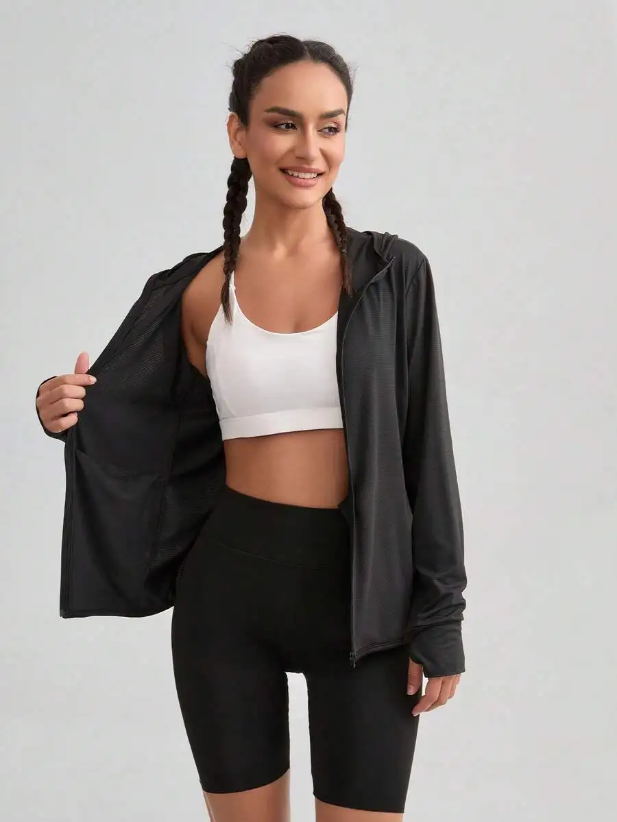 UPF50+ Ultra-Thin Women's Long Sleeve Lightweight Sun Protection Jacket, Breathable Outdoor Sports Windbreaker
UPF50+ Ultra-Thin Women's Long Sleeve Lightweight Sun Protection Jacket, Breathable Outdoor Sports Windbreaker