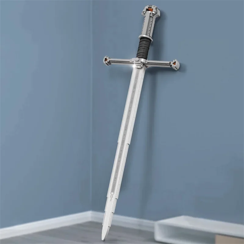 NEW Creative Famous Nasir Holy Sword Weapon Model DIY Home Decoration Ornament Series Building Block Toys Birthday Gifts 521PCS
NEW Creative Famous Nasir Holy Sword Weapon Model DIY Home Decoration Ornament Series Building Block Toys Birthday Gifts 521PCS