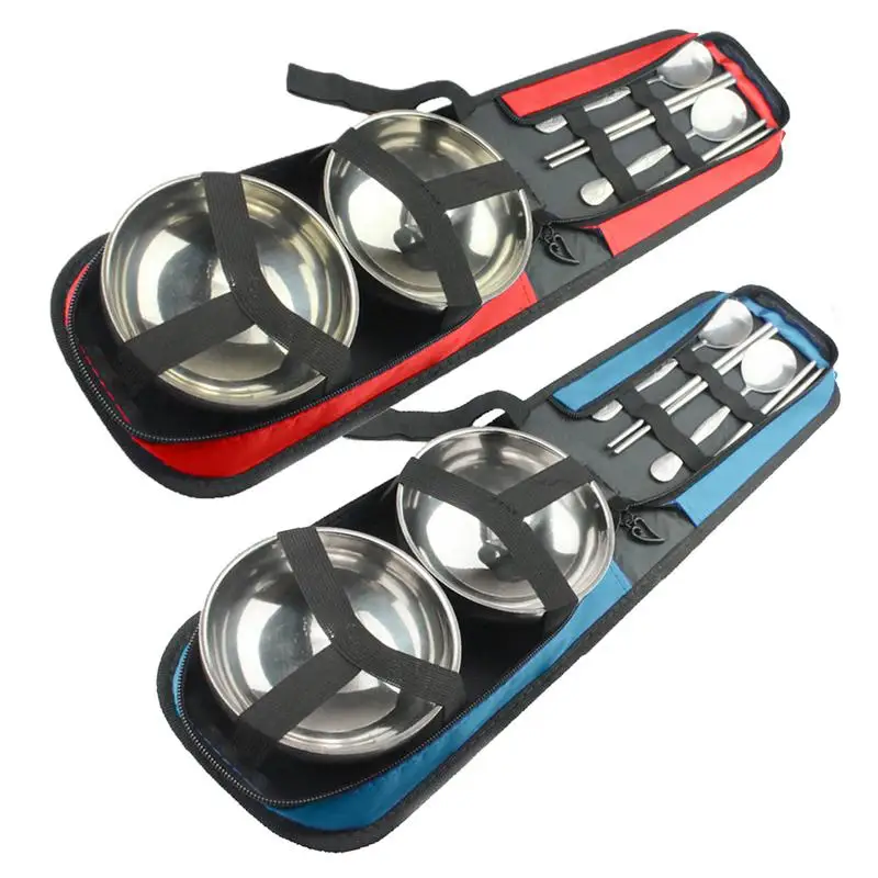 Picnic Utensils Set Camping Kitchen Tableware Set Stainless Steel Utensils with Bowl Spoon and Chopstick for Outdoor Adventures
Picnic Utensils Set Camping Kitchen Tableware Set Stainless Steel Utensils with Bowl Spoon and Chopstick for Outdoor Adventures