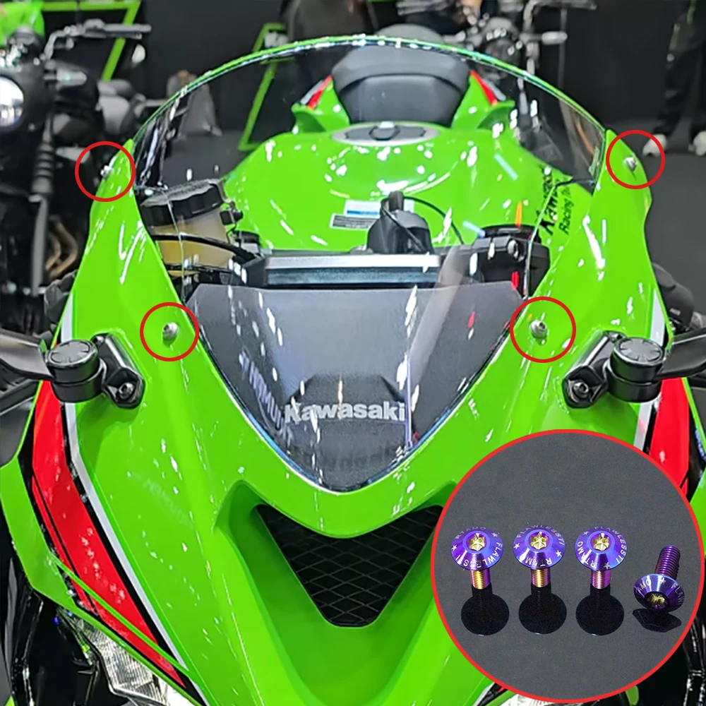 Комплект из титана FLAWLESSTI Gr5 для ZX-6R
Комплект из титана FLAWLESSTI Gr5 для ZX-6R