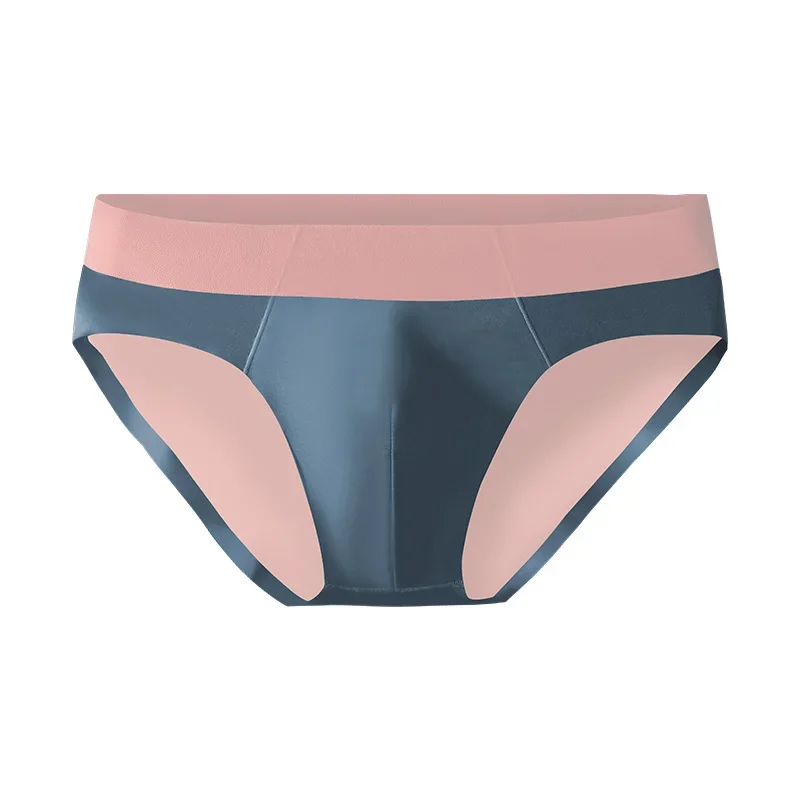 Men's Ice Silk Seamless Low Waist Triangle Briefs, Summer Thin Breathable Sports Underwear
Men's Ice Silk Seamless Low Waist Triangle Briefs, Summer Thin Breathable Sports Underwear