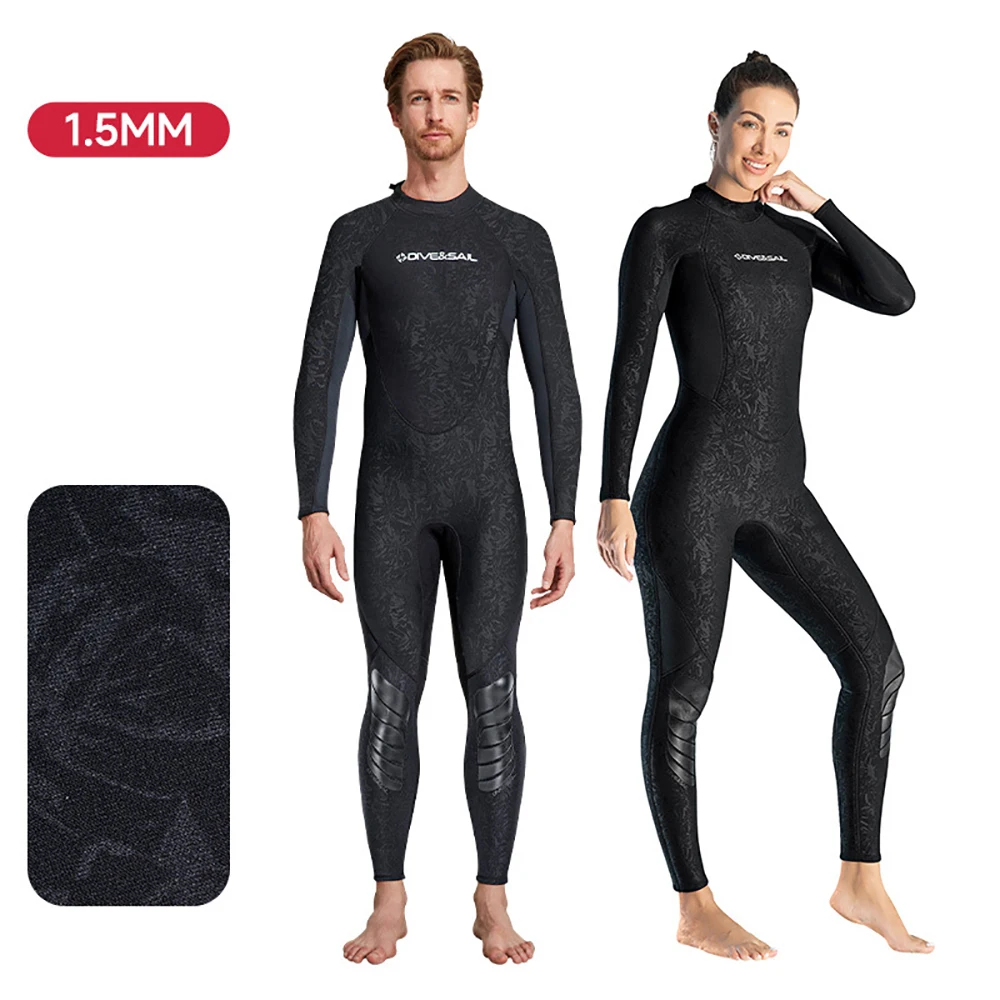 1.5MM Neoprene Wetsuit For Men Women Thermal Full Swimsuit Surf Scuba Diving Suit Underwater Freediving Thick Warm Beach Wear
1.5MM Neoprene Wetsuit For Men Women Thermal Full Swimsuit Surf Scuba Diving Suit Underwater Freediving Thick Warm Beach Wear