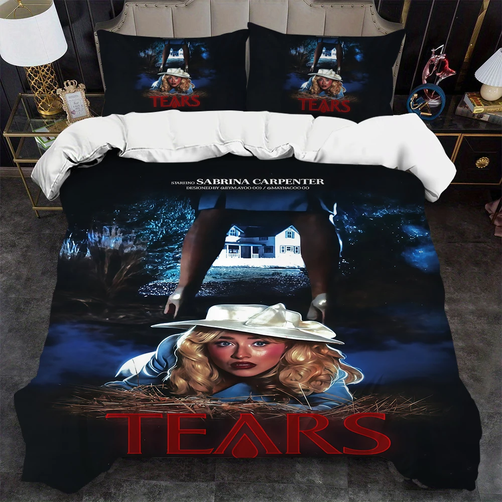 Комплект постельного белья Singer S-Sabrina Carpenter Tears, 3 предмета, мягкий, летний, для студенческого общежития, дома, детской кровати
Комплект постельного белья Singer S-Sabrina Carpenter Tears, 3 предмета, мягкий, летний, для студенческого общежития, дома, детской кровати