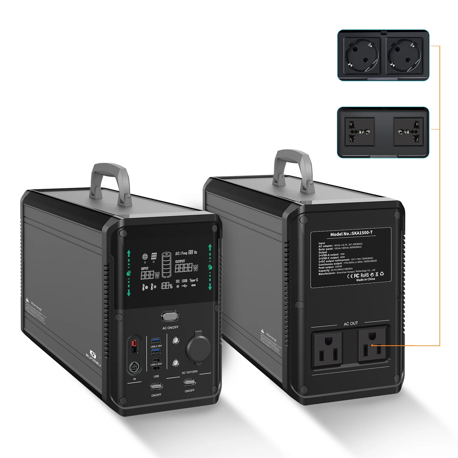 2022 New Design SKA1000T 1000 Watt Lifepo4 Battery Outdoor Portable Power Station 1000W
2022 New Design SKA1000T 1000 Watt Lifepo4 Battery Outdoor Portable Power Station 1000W
