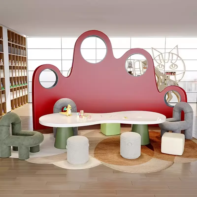 Children's solid wood tables and chairs Kindergarten special tables and chairs set Sales department overhead reading
Children's solid wood tables and chairs Kindergarten special tables and chairs set Sales department overhead reading