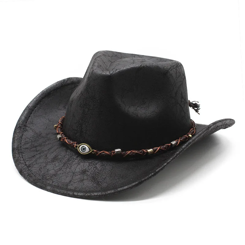 New Ethnic Style Suede Texture Western Denim Hat Men And Women Retro Big Brim Outdoor Sunshade Fedora Hat
New Ethnic Style Suede Texture Western Denim Hat Men And Women Retro Big Brim Outdoor Sunshade Fedora Hat
