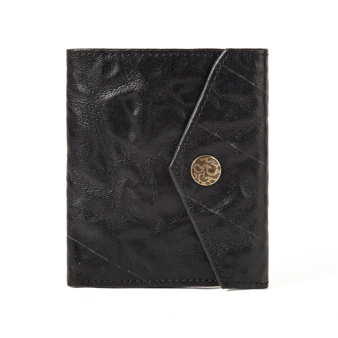 Envelope-Style Leather Wallet For Men - Vintage Front Pocket Wallets with ID Window, Pocket-Friendly Organizer for Cards & Cash
Envelope-Style Leather Wallet For Men - Vintage Front Pocket Wallets with ID Window, Pocket-Friendly Organizer for Cards & Cash