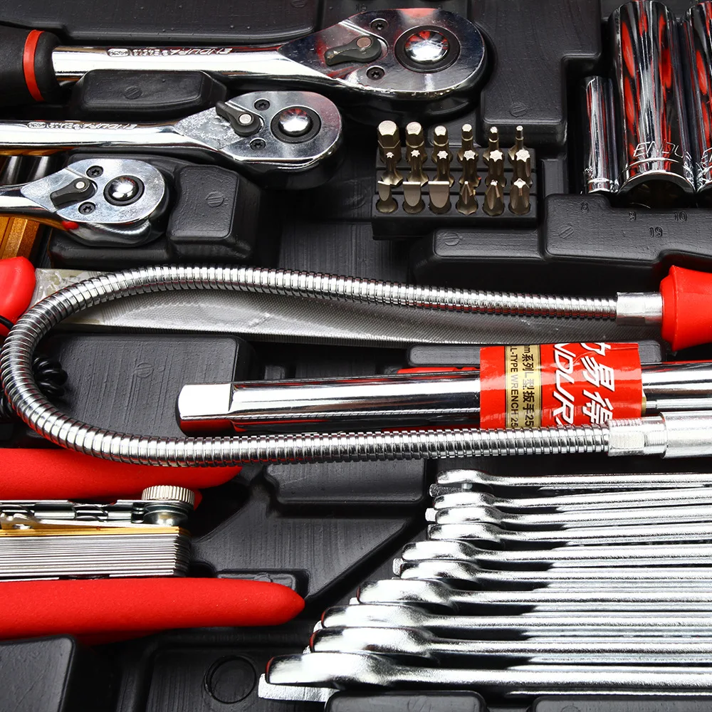 136 Pieces Comprehensive Automotive Repair Tools Set Portable Storage Box Household Workshop Mechanical Service Hand Tool Kit
136 Pieces Comprehensive Automotive Repair Tools Set Portable Storage Box Household Workshop Mechanical Service Hand Tool Kit