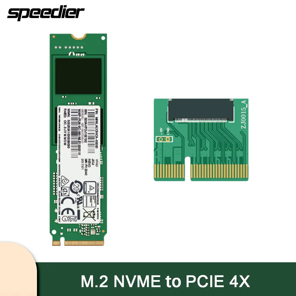 M.2 NVMe to PCIe 4x Direct Plug Adapter Card - PCI-E to NVMe Solid State Adapter Free Fixed
M.2 NVMe to PCIe 4x Direct Plug Adapter Card - PCI-E to NVMe Solid State Adapter Free Fixed