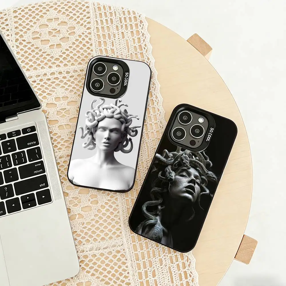 M-Medusa G-Greek Mythology Phone Case For iPhone 17,16,15,14,13,12,11 Plus,Pro Max,XS,Colored silver phone case
M-Medusa G-Greek Mythology Phone Case For iPhone 17,16,15,14,13,12,11 Plus,Pro Max,XS,Colored silver phone case