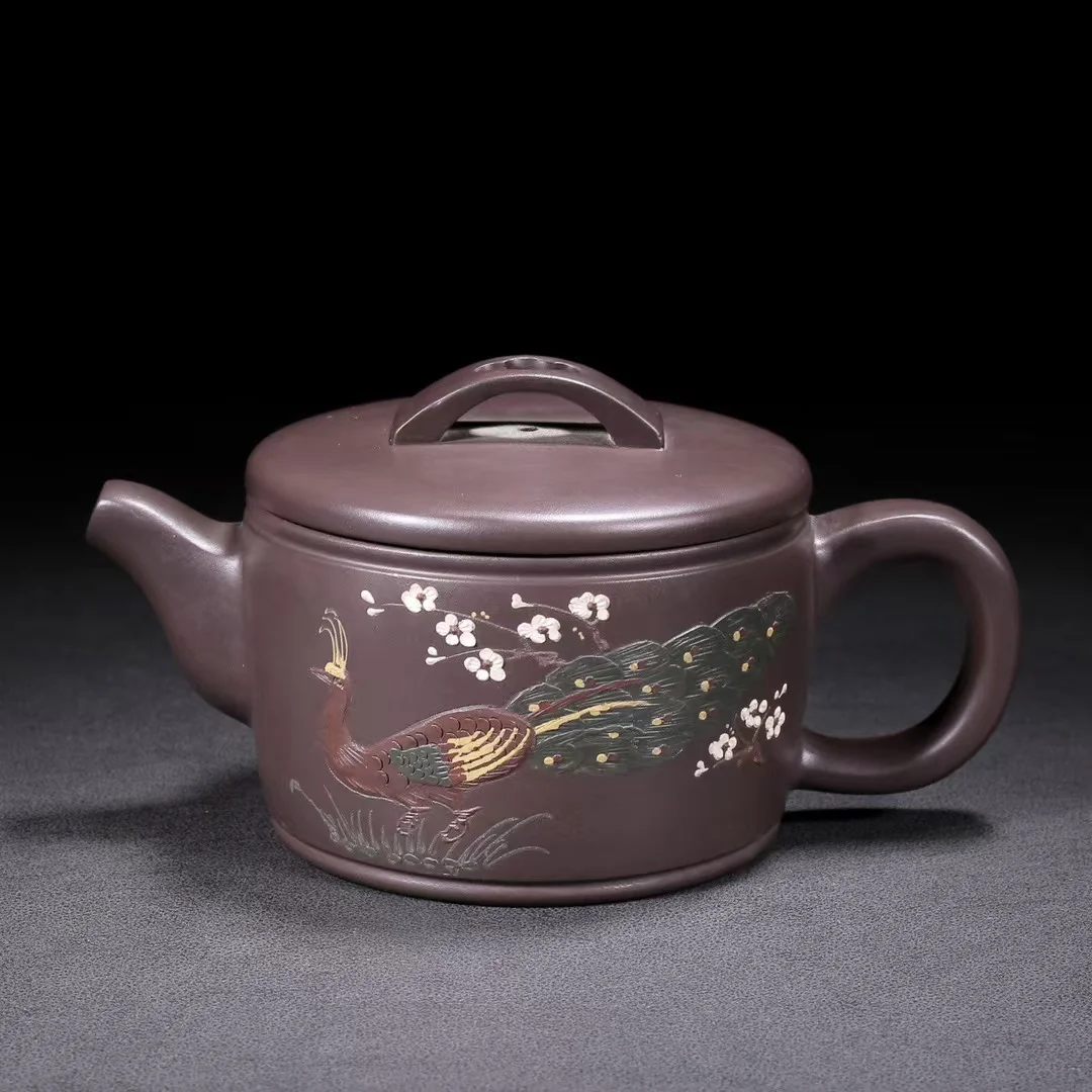 Unique Old Chinese YiXing Handcraft puyple Clay Teapot,bird shape, with mark, Free shipping
Unique Old Chinese YiXing Handcraft puyple Clay Teapot,bird shape, with mark, Free shipping