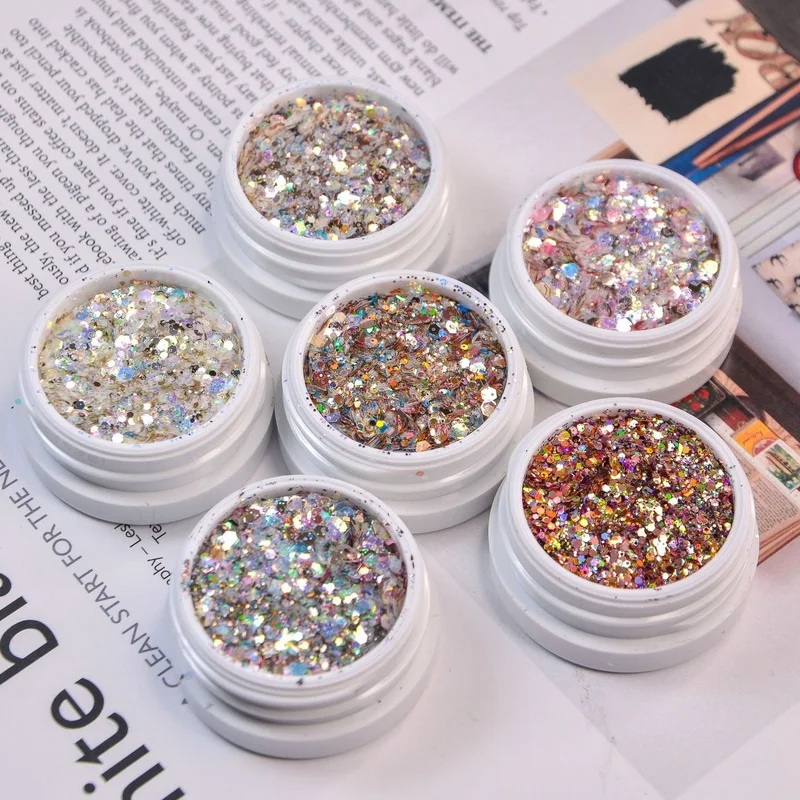 1Box Iridescent Effect Nail Art Mermaid Glitter Hexagon Paillette Sequins Chunky Glitter Manicure Tips Sparkling Flakes Powder
1Box Iridescent Effect Nail Art Mermaid Glitter Hexagon Paillette Sequins Chunky Glitter Manicure Tips Sparkling Flakes Powder