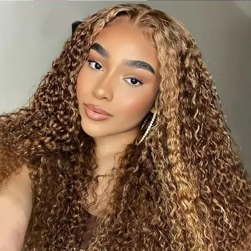 200% 13x4 Glueless Human Wig Deep Wave Highlight Curly Human Wigs For Women Honey Blonde Human Hair Wig 7x5 Closure Lace Wig
200% 13x4 Glueless Human Wig Deep Wave Highlight Curly Human Wigs For Women Honey Blonde Human Hair Wig 7x5 Closure Lace Wig
