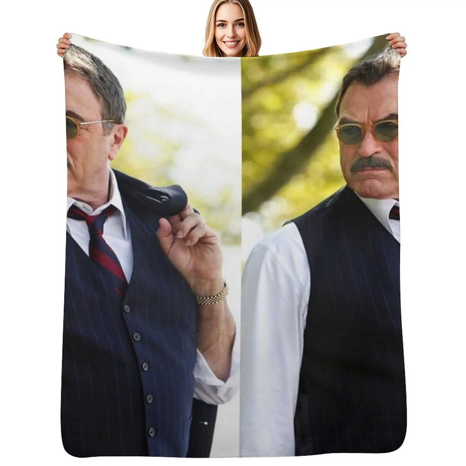 Tom Selleck actor Throw Blanket Fluffy Cozy Throw Blanket for Home Decor
Tom Selleck actor Throw Blanket Fluffy Cozy Throw Blanket for Home Decor