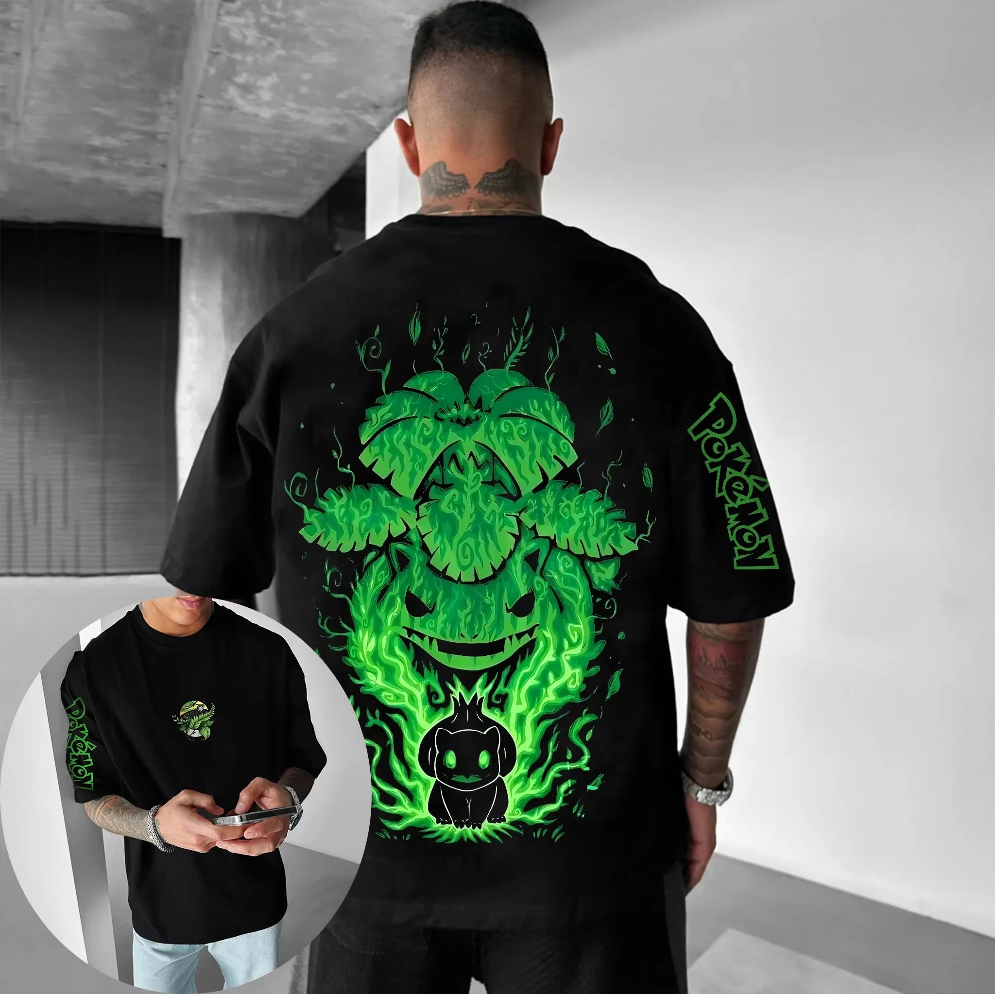 Хлопковая футболка с принтом Pokémon Anime Venusaur 2026, новая летняя модель для мужчин и женщин, в стиле хип-хоп, повседневная, свободного кроя, Y2K, для родителей и детей
Хлопковая футболка с принтом Pokémon Anime Venusaur 2026, новая летняя модель для мужчин и женщин, в стиле хип-хоп, повседневная, свободного кроя, Y2K, для родителей и детей