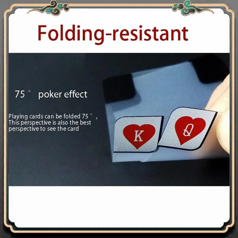 Premium 5X Creative Transparent Plastic Waterproof Poker Novelty Poker Index Playing Cards
Premium 5X Creative Transparent Plastic Waterproof Poker Novelty Poker Index Playing Cards