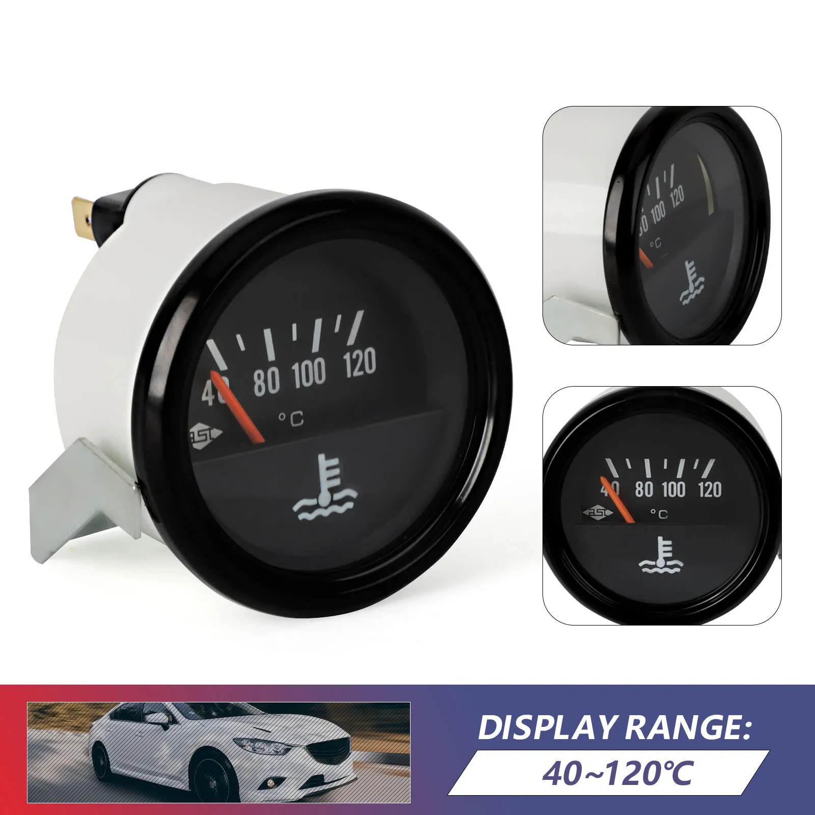 Universal 52mm Water Temp Gauge 40-120 Celsius Pointer Auto Water Temp Temperature Gauge Car Meter 12V
Universal 52mm Water Temp Gauge 40-120 Celsius Pointer Auto Water Temp Temperature Gauge Car Meter 12V