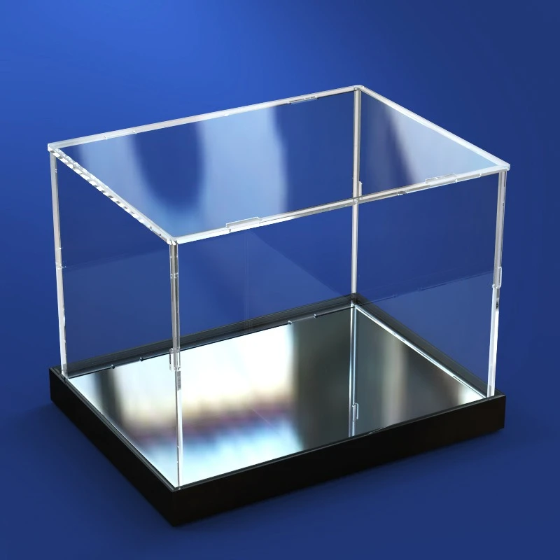 High transparent acrylic display box, transparent dust cover, desktop storage box.
High transparent acrylic display box, transparent dust cover, desktop storage box.