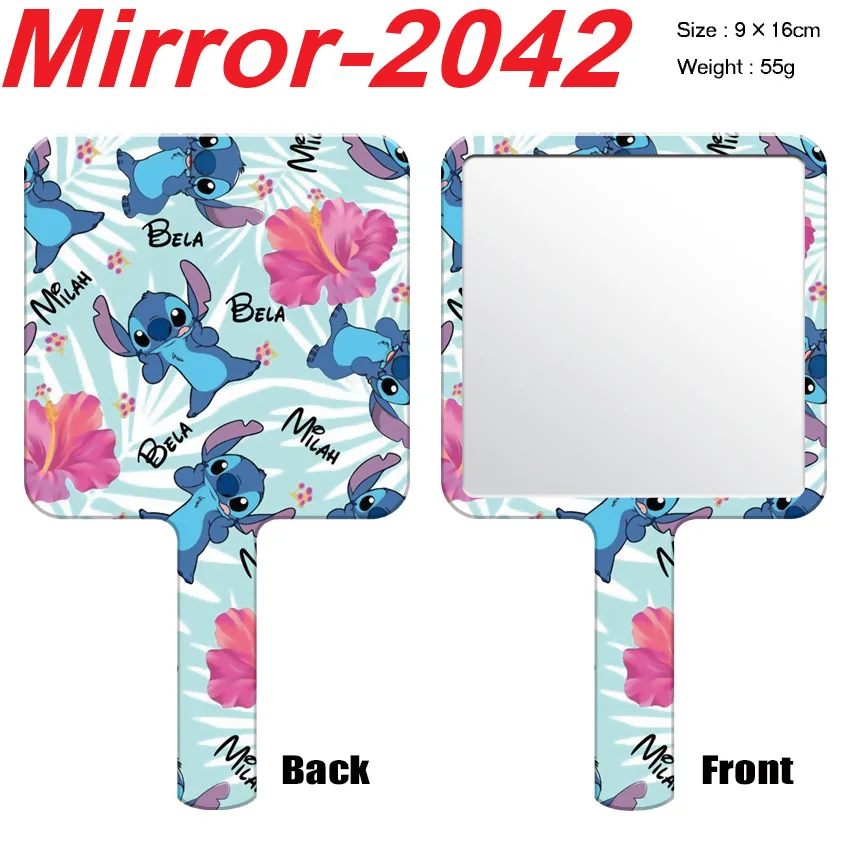 Disney Stitch Anime Small Mirror with Handle Student Cartoon Portable Hand Cosmetic Tools Mirror Women Christmas Gifts
Disney Stitch Anime Small Mirror with Handle Student Cartoon Portable Hand Cosmetic Tools Mirror Women Christmas Gifts