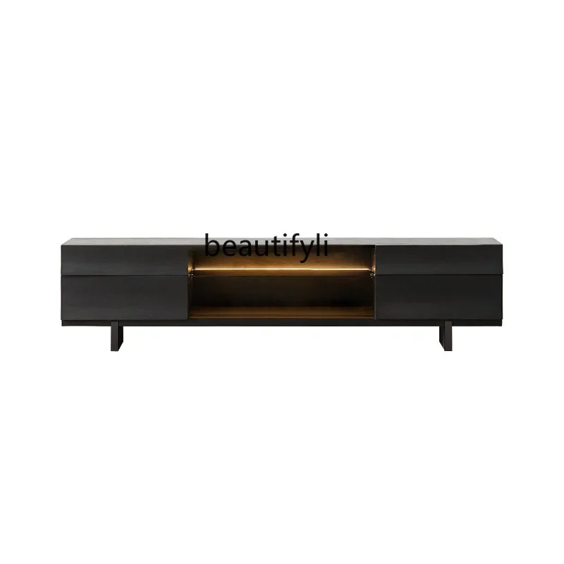 P Modern simple solid wood TV cabinet floor-to-ceiling household Italian minimalist retro storage locker integrated
P Modern simple solid wood TV cabinet floor-to-ceiling household Italian minimalist retro storage locker integrated
