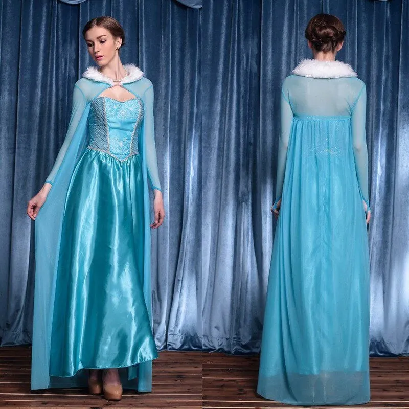 Halloween Queen Elsa Princess Robe Dress Cosplay Queen Glitter Long Skirt Stage Performance Costume Women's Traditiona...
Halloween Queen Elsa Princess Robe Dress Cosplay Queen Glitter Long Skirt Stage Performance Costume Women's Traditiona...