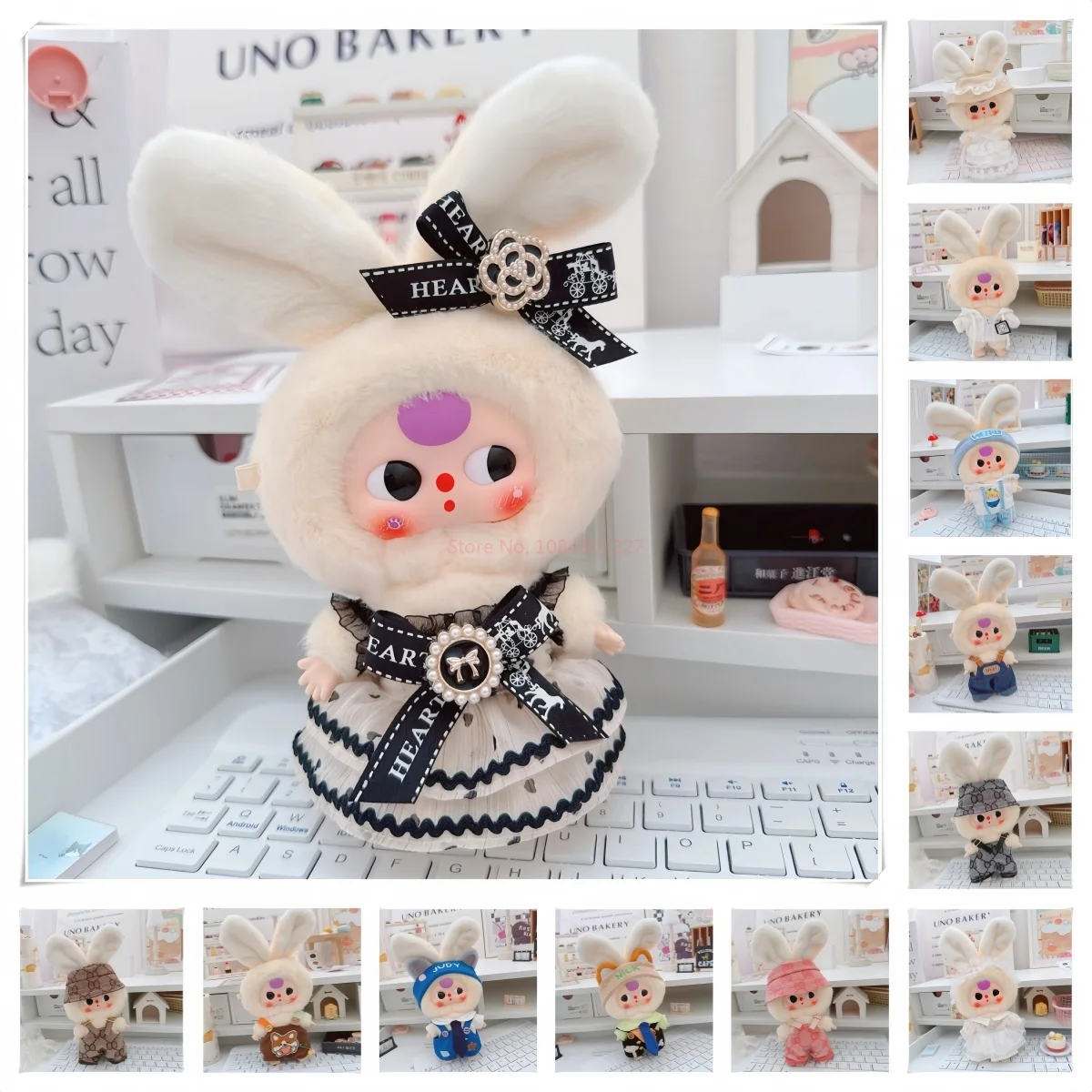 2025 Only Clothes For Baby Three Macaron Bunny Series Kawaii 10cm Doll Clothes Decorate And Collect Girls As Gifts For Girlfrend
2025 Only Clothes For Baby Three Macaron Bunny Series Kawaii 10cm Doll Clothes Decorate And Collect Girls As Gifts For Girlfrend