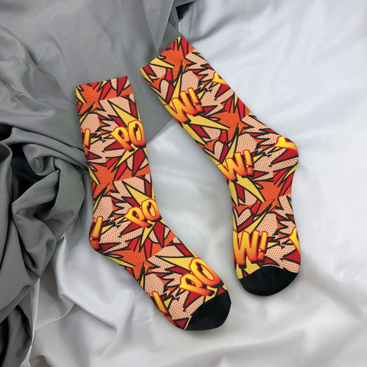 New Male Men Socks Novelty POW Comic Book Pop Art Trendy Fun Sock Skateboard Women's Socks Spring Summer Autumn Winter
New Male Men Socks Novelty POW Comic Book Pop Art Trendy Fun Sock Skateboard Women's Socks Spring Summer Autumn Winter