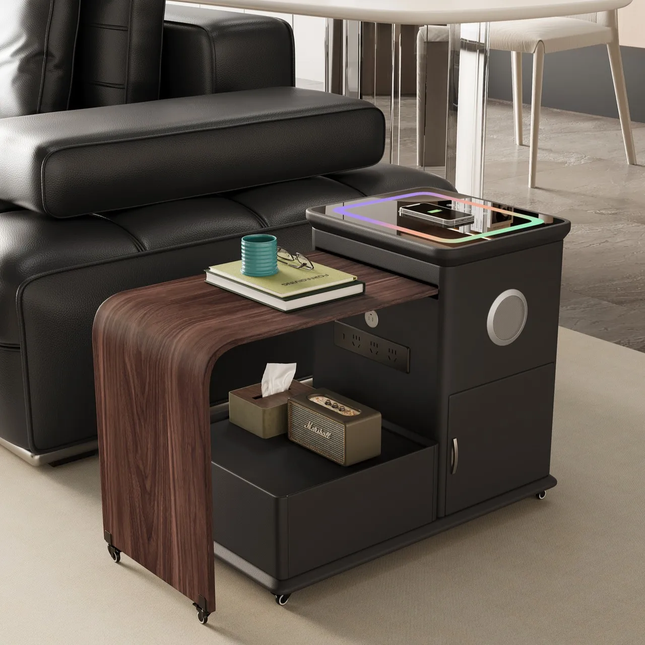 2026 New Convertible Solid Wood Smart Mobile Side And Coffee Tables For Villa & Hotel Living Room Mesa
2026 New Convertible Solid Wood Smart Mobile Side And Coffee Tables For Villa & Hotel Living Room Mesa