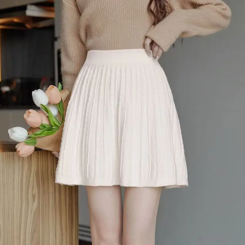 Autumn Winter Knitted Twists Pleated Skirt Women 2024 Korean High Waist Mini Skirts Woman Preppy Style A Line Short Skirts Mujer
Autumn Winter Knitted Twists Pleated Skirt Women 2024 Korean High Waist Mini Skirts Woman Preppy Style A Line Short Skirts Mujer