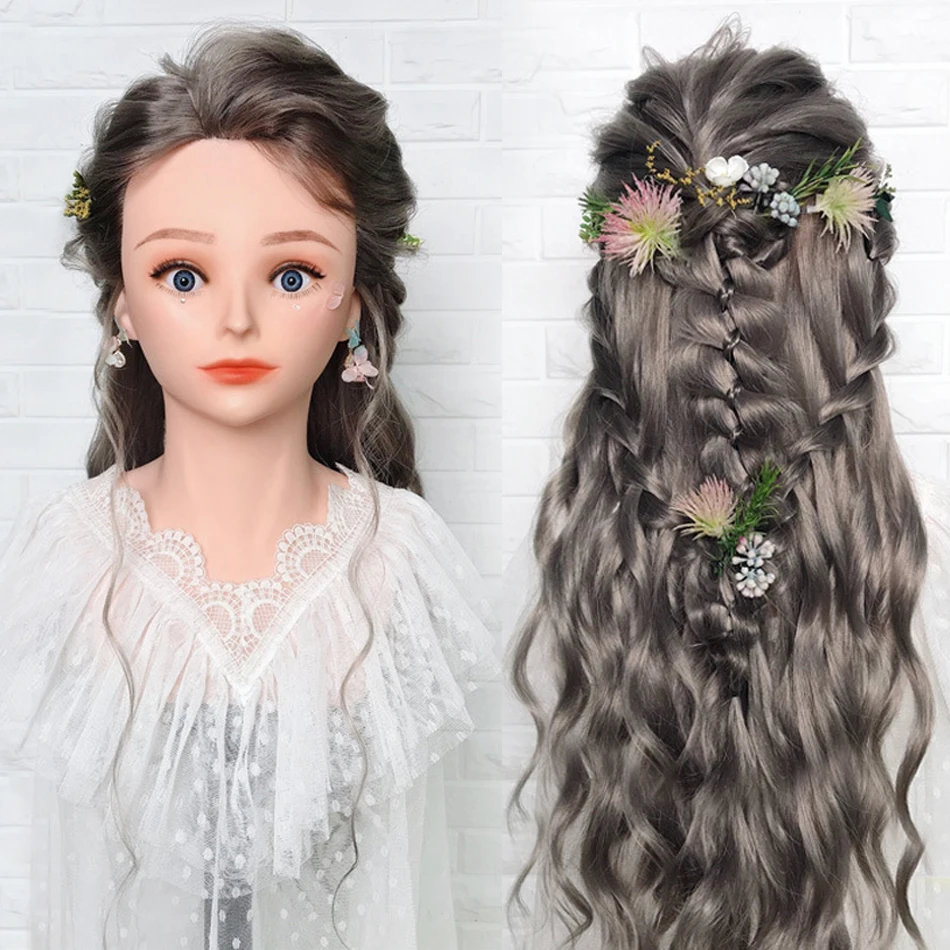 Training Mannequin Head Wig with Shoulder 24'' 80%Real Hair Hairstyles Hairdresser Practice Traning Head Braiding Training Head
Training Mannequin Head Wig with Shoulder 24'' 80%Real Hair Hairstyles Hairdresser Practice Traning Head Braiding Training Head