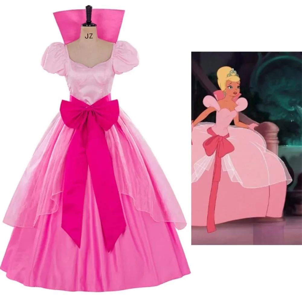 Anime Frog Charlotte Cosplay Princess Costume Women's Pink Fancy Sweet Dress Halloween Carnival Party Outfit
Anime Frog Charlotte Cosplay Princess Costume Women's Pink Fancy Sweet Dress Halloween Carnival Party Outfit