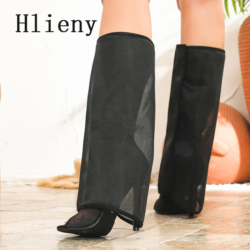 Hlieny 2026 Spring Autumn Mesh Middle Boots Women Fashion Open Toe Thin High Heels Ladies Sandals Shoes Long Botas Mujer
Hlieny 2026 Spring Autumn Mesh Middle Boots Women Fashion Open Toe Thin High Heels Ladies Sandals Shoes Long Botas Mujer