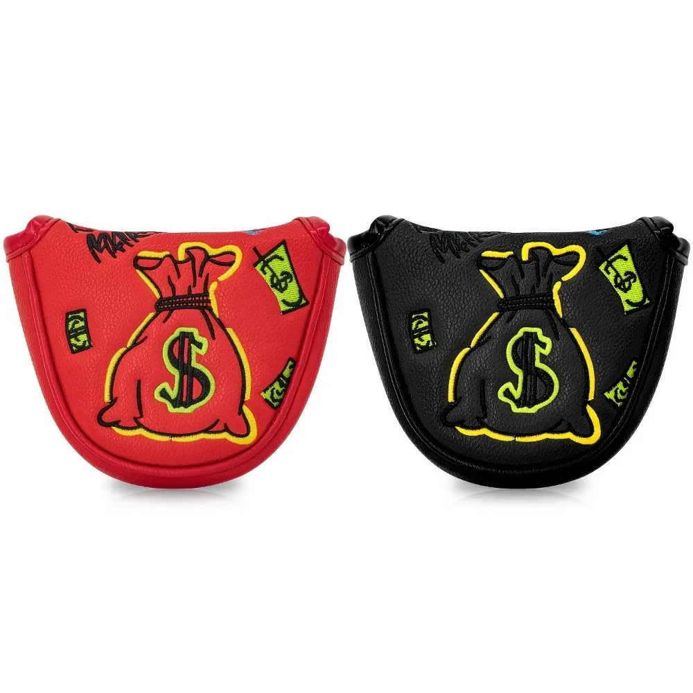 Golf Putter Cover | Half Round PU Club Head Cover, Premium Embroidery, Available in Red and Black, Ideal Gift for First Choice
Golf Putter Cover | Half Round PU Club Head Cover, Premium Embroidery, Available in Red and Black, Ideal Gift for First Choice
