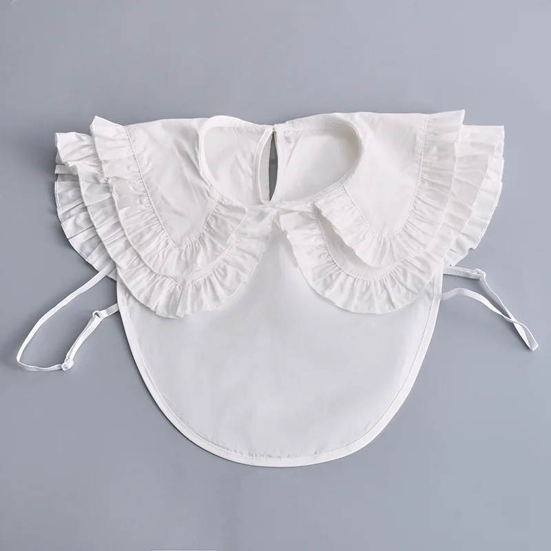Big Lapel Fake Collar Women's White Autumn Sweater Blouse Tops Shirt Detachable Collar Removable Half Shirt Button False Collar
Big Lapel Fake Collar Women's White Autumn Sweater Blouse Tops Shirt Detachable Collar Removable Half Shirt Button False Collar