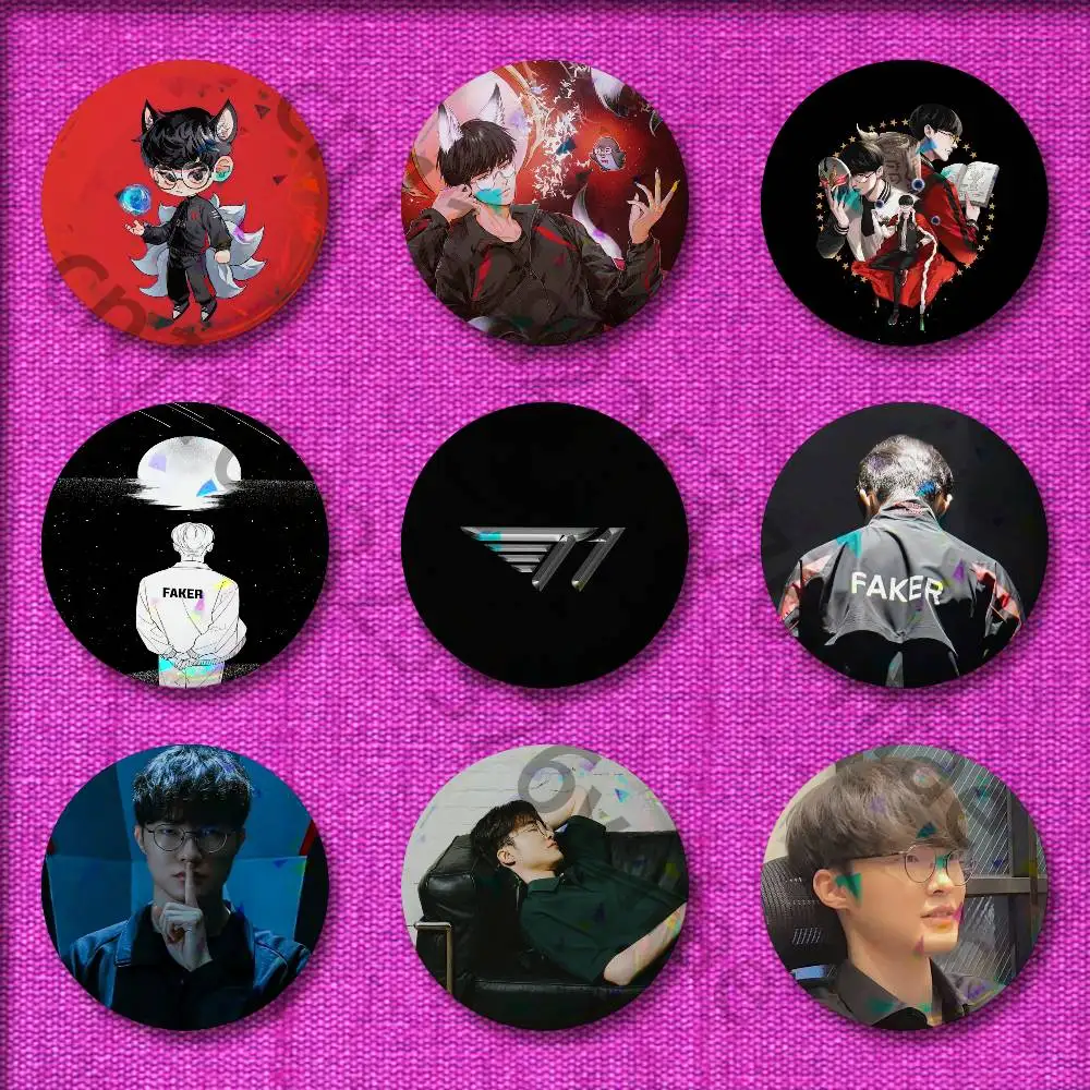 T-T1 F-Faker Badges 75mm 25mm 44mm 32mm 58mm Round Pin Brooch Souvenir Clothes Cosplay Gift Accessories
T-T1 F-Faker Badges 75mm 25mm 44mm 32mm 58mm Round Pin Brooch Souvenir Clothes Cosplay Gift Accessories