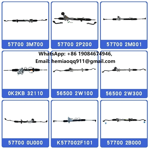 Korean Auto Parts Power Steering Gear Box OEM 57700-3M700 57700-2P200 57700-2M001 Suitable for HYUNDAI-JPRT KIA-JPRT
Korean Auto Parts Power Steering Gear Box OEM 57700-3M700 57700-2P200 57700-2M001 Suitable for HYUNDAI-JPRT KIA-JPRT