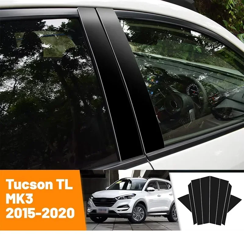 For Hyundai Tucson TL MK3 2015-2020 2016 2017 2018 2019 Car Black Carbon Fiber Doors and Windows B C Stickers Accessories
For Hyundai Tucson TL MK3 2015-2020 2016 2017 2018 2019 Car Black Carbon Fiber Doors and Windows B C Stickers Accessories