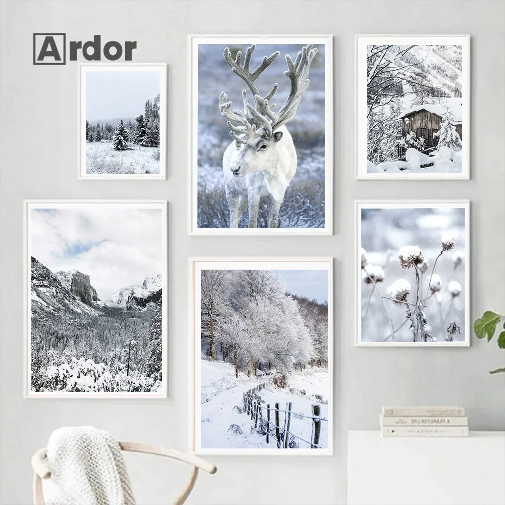 Winter Cedar Forest Wooden House Elk Art Canvas Painting Nordic Poster Christmas Print Wall Art Pictures Living Room Home Decor
Winter Cedar Forest Wooden House Elk Art Canvas Painting Nordic Poster Christmas Print Wall Art Pictures Living Room Home Decor