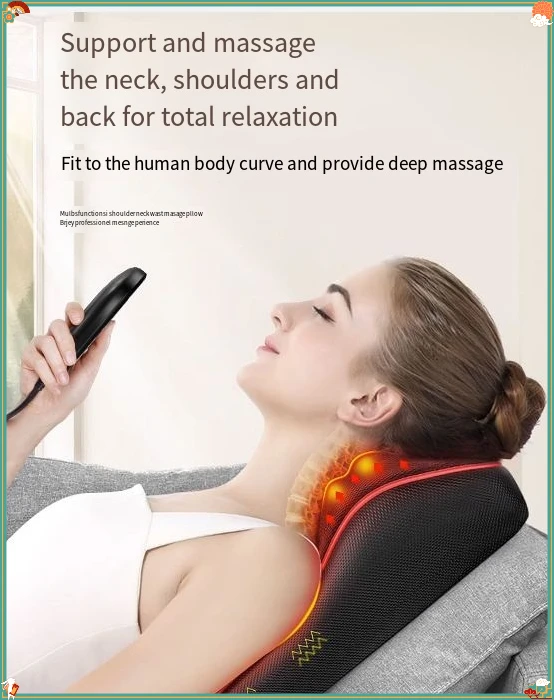 Waist & Cervical Massage Cushion for Elderly, Home & Car Use, Full Body Relax Massager
Waist & Cervical Massage Cushion for Elderly, Home & Car Use, Full Body Relax Massager