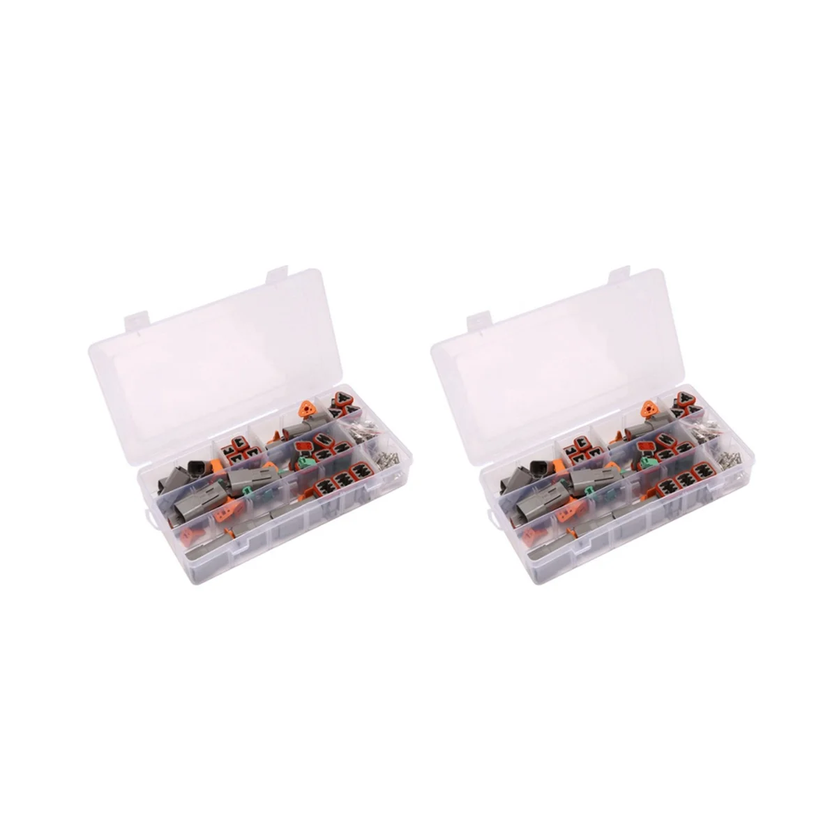 2 BOX for Deutsch DT Series Waterproof Wire Connector Kit DT06-2 3 4 6S DT04-2 3 4 6P Automotive Sealed Plug
2 BOX for Deutsch DT Series Waterproof Wire Connector Kit DT06-2 3 4 6S DT04-2 3 4 6P Automotive Sealed Plug