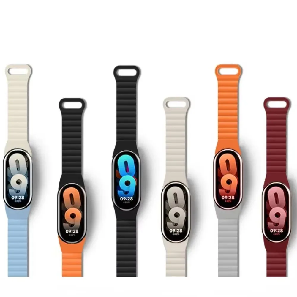 Watch Strap Magnetic Loop Silicone For Xiao Mi Band 8 9 Sports Bracelet Double Color Wristband for Xiao Mi Band 9 8 NFC Belt
Watch Strap Magnetic Loop Silicone For Xiao Mi Band 8 9 Sports Bracelet Double Color Wristband for Xiao Mi Band 9 8 NFC Belt