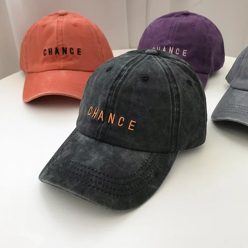 vintage and versatile, street letter embroidered duckb Four season denim washed hat, women's retro baseball cap, Korean version
vintage and versatile, street letter embroidered duckb Four season denim washed hat, women's retro baseball cap, Korean version