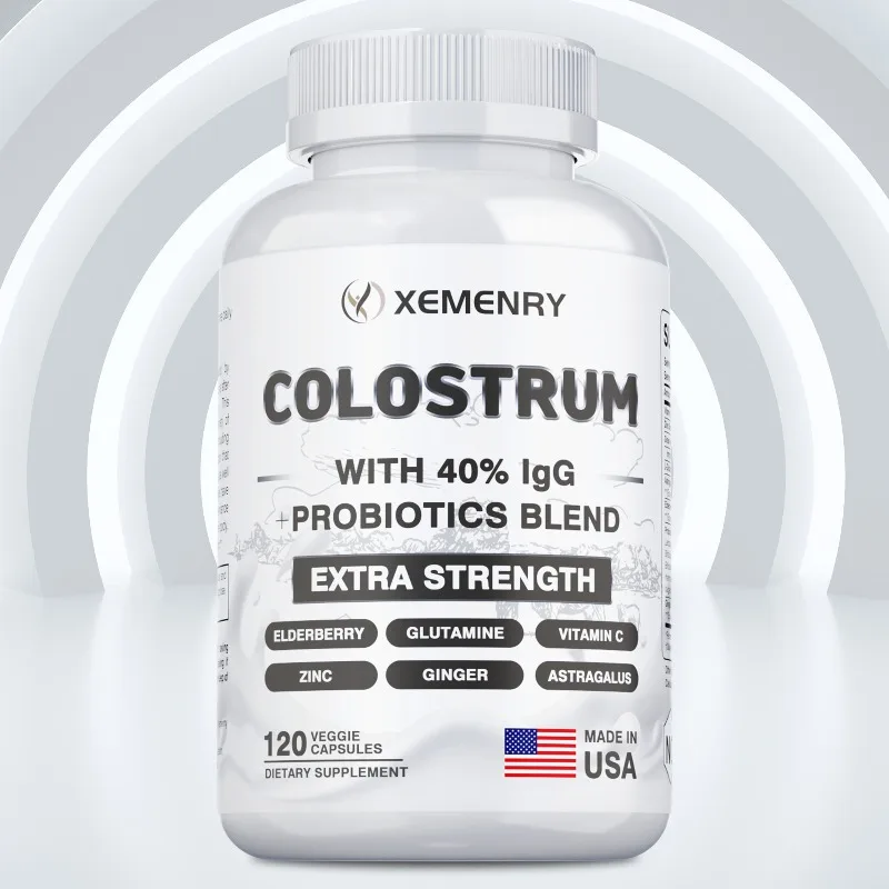 Colostrum Capsules - Muscle Growth, Promotes Skin and Nails Health, Metabolism, Support Gut & Digestive Health, Enhance Immunity
Colostrum Capsules - Muscle Growth, Promotes Skin and Nails Health, Metabolism, Support Gut & Digestive Health, Enhance Immunity
