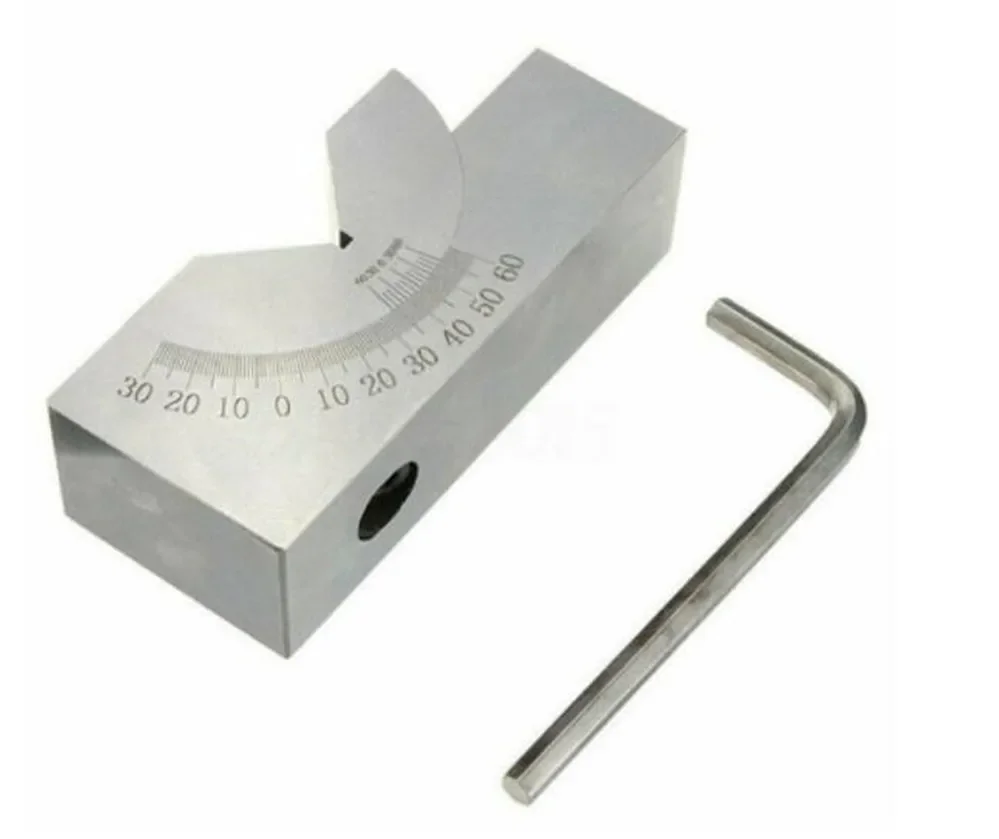 0°-60°Adjustable Angle Block Set V Angle Gauge Block Precision Micro For CNC Drilling And Milling Machine Planer Part
0°-60°Adjustable Angle Block Set V Angle Gauge Block Precision Micro For CNC Drilling And Milling Machine Planer Part