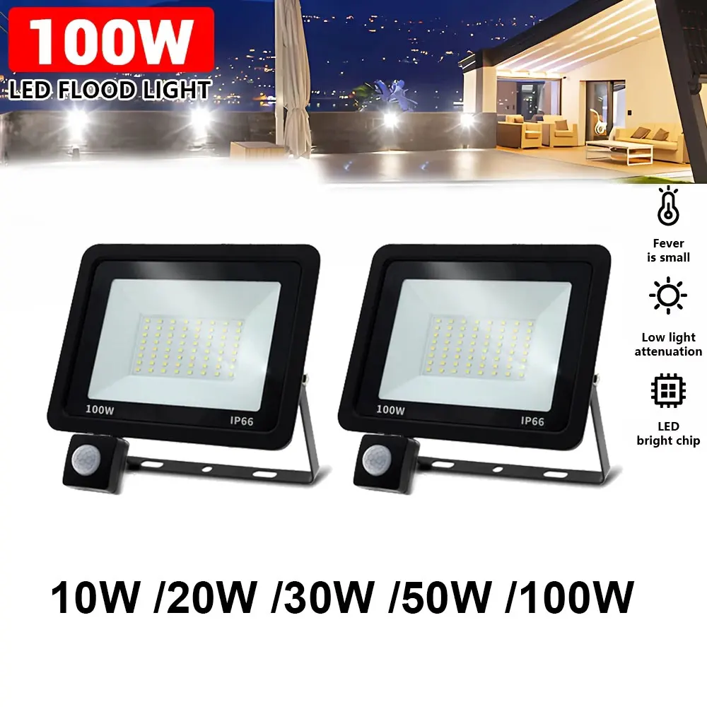 220V Outdoor Led Spotlights 10W 20W 30W 50W 100W Led Floodlight Waterproof Led Light Focus Searchlight With Or No Motion Sensor
220V Outdoor Led Spotlights 10W 20W 30W 50W 100W Led Floodlight Waterproof Led Light Focus Searchlight With Or No Motion Sensor