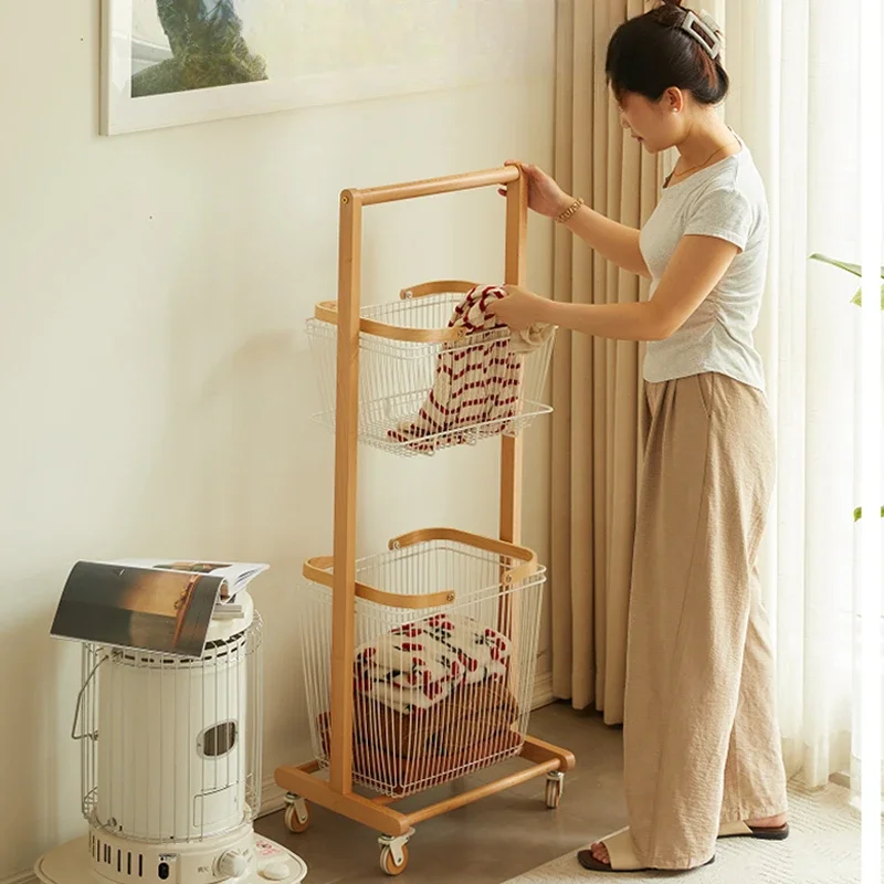 Solid Wood Storage Hamper Multi Functional Coat Hanger Floor Dirty Clothes Basket Bedroom Universal Pulley Clothing Organizer
Solid Wood Storage Hamper Multi Functional Coat Hanger Floor Dirty Clothes Basket Bedroom Universal Pulley Clothing Organizer